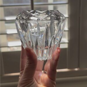 Princess House Highlights 24% Lead Crystal Votive Candle Holder #872 HM500